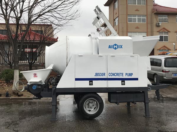 ABJZ30C mini diesel concrete mixer pump
