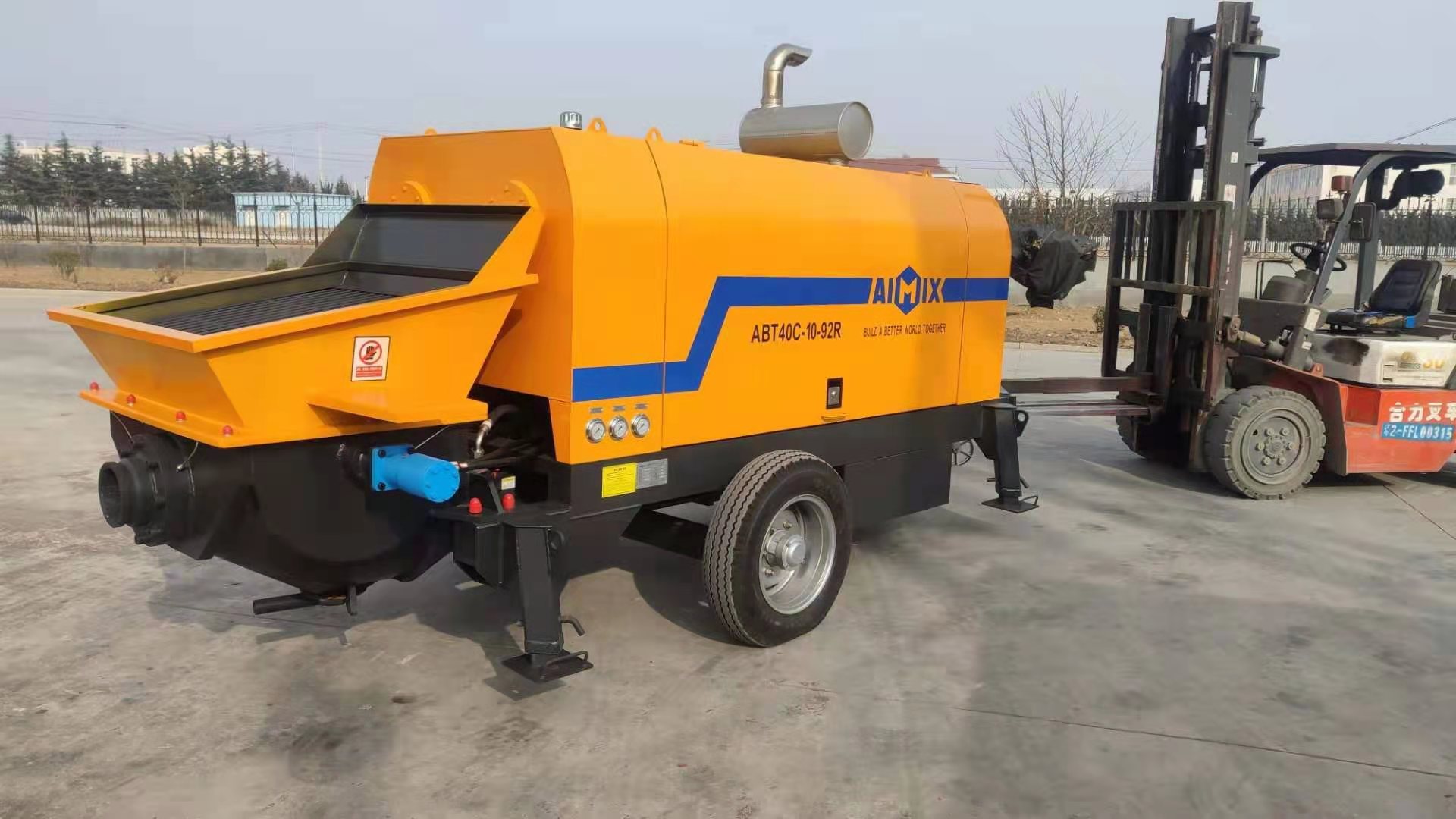 Trailer Concrete Pump Machine