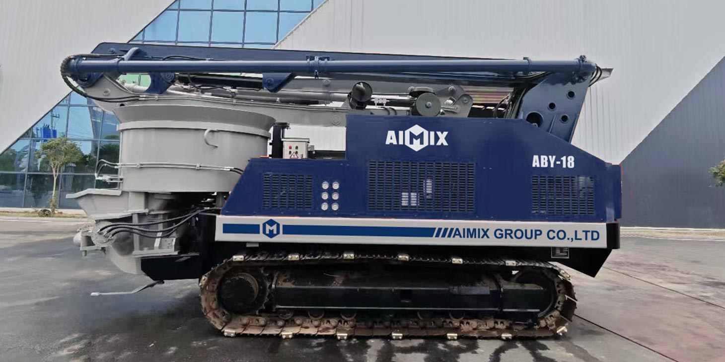 boom concrete pump machine