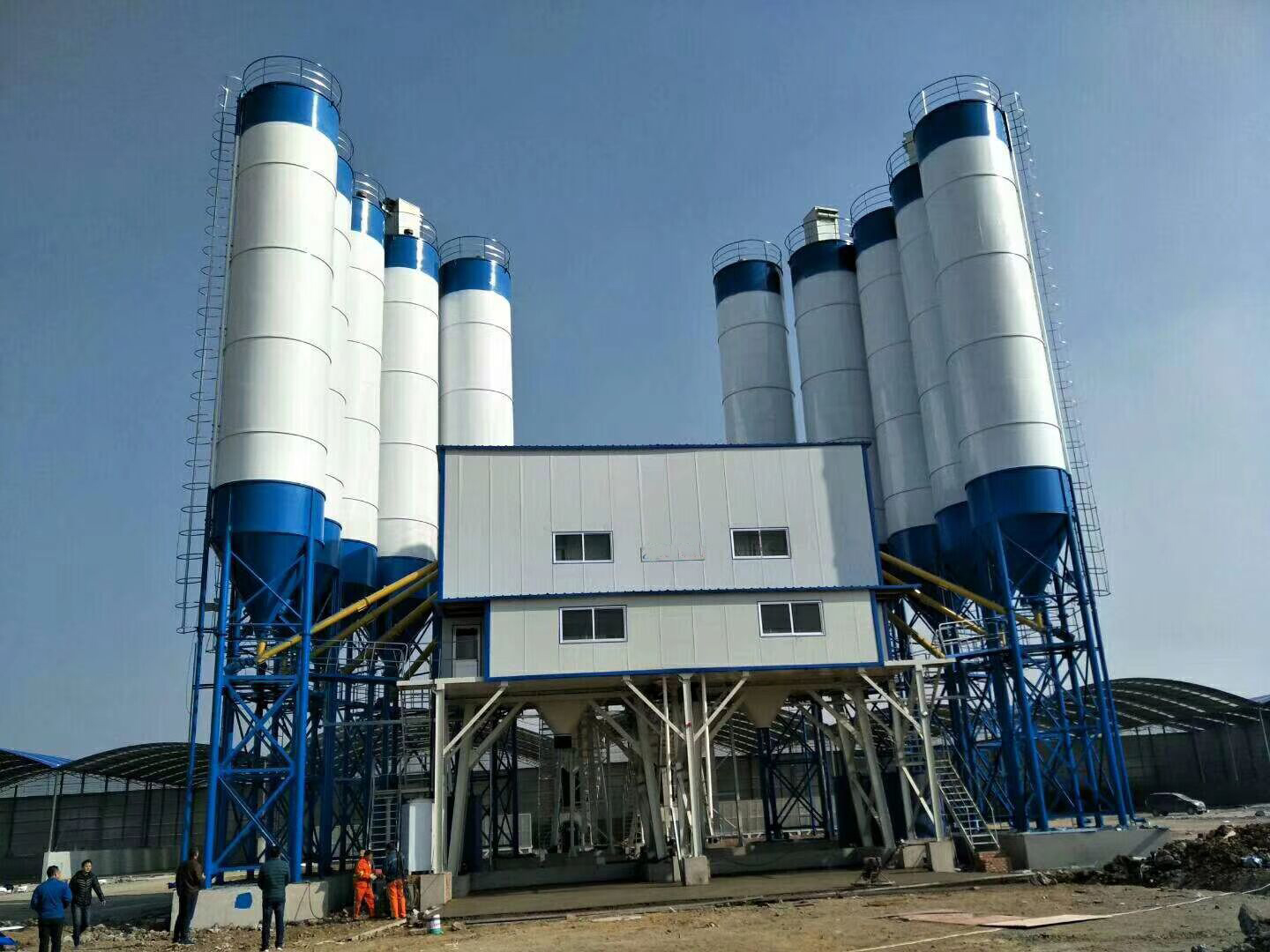 fully automatic concrete batch plant