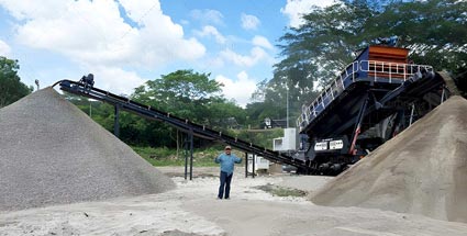 mobile stone crusher