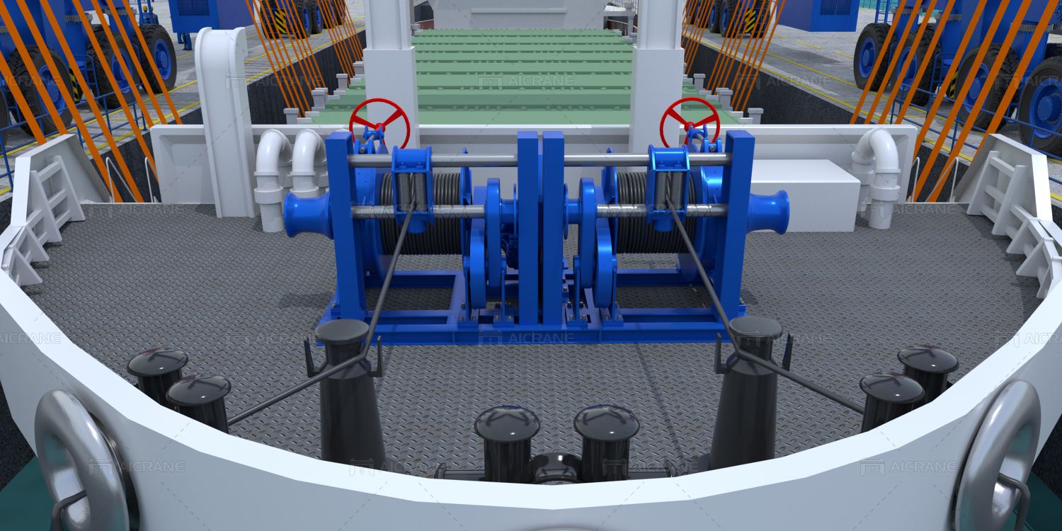 Aicrane mooring winch for sale