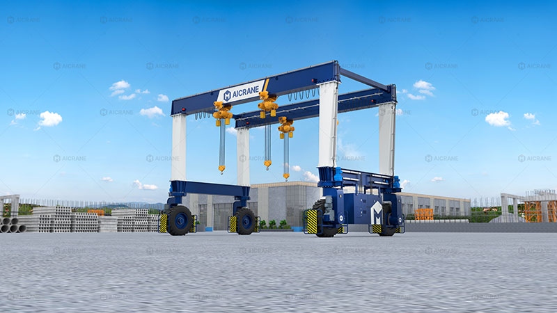 electric rubber tyred gantry crane