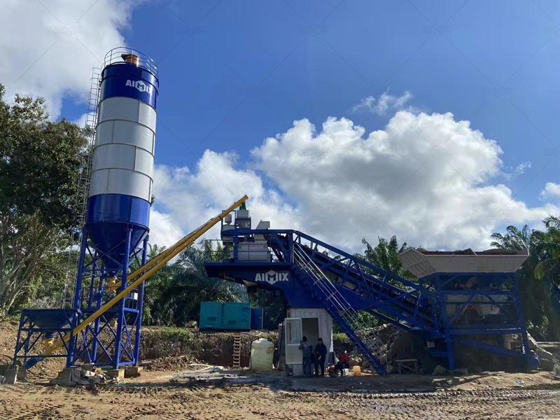 Mobile Concrete Batching Plant in Malaysia